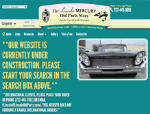 Tablet Screenshot of lincolnoldparts.com